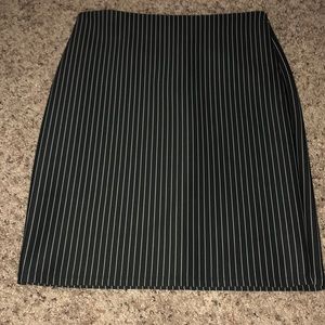 Striped Fitted Pencil Skirt- Never Worn